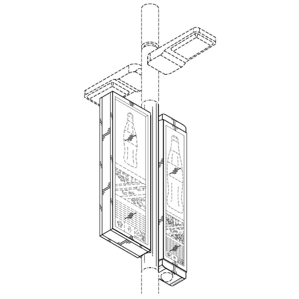 advertisement-sign-design-patent-drawing